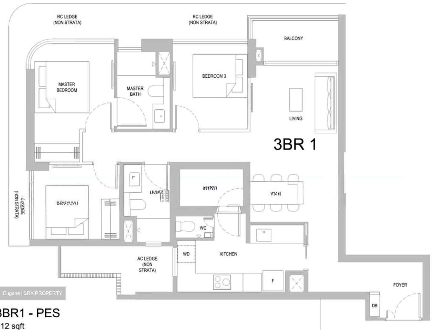Marina One Residences (D1), Apartment #554135151